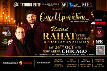 Ustad Rahat Fateh Ali Khan and Shahzaman Ali Khan - Once Upon a Time World Tour 2026