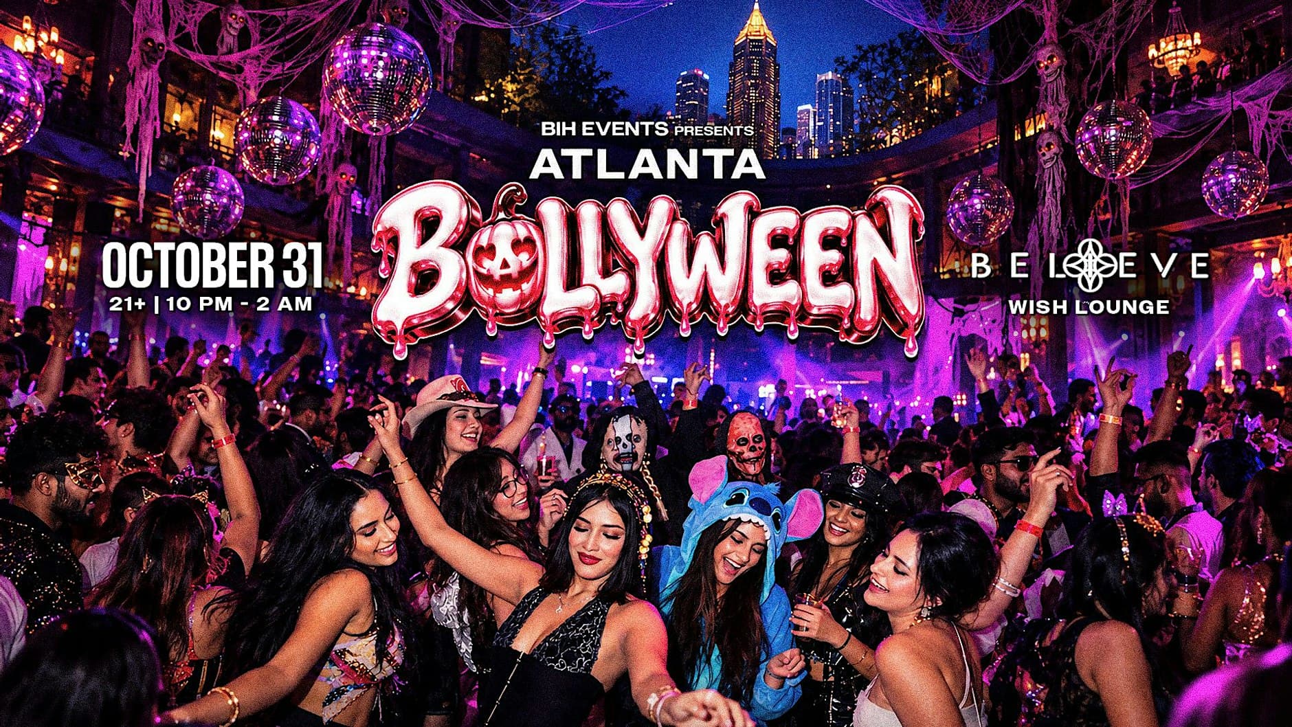 Bollyween: Bolly Halloween Party in Atlanta @ Wish Lounge