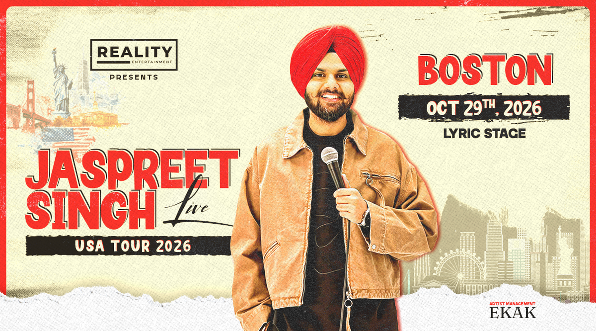 Boston: Jaspreet Singh Live 2026 (Brand New Show)