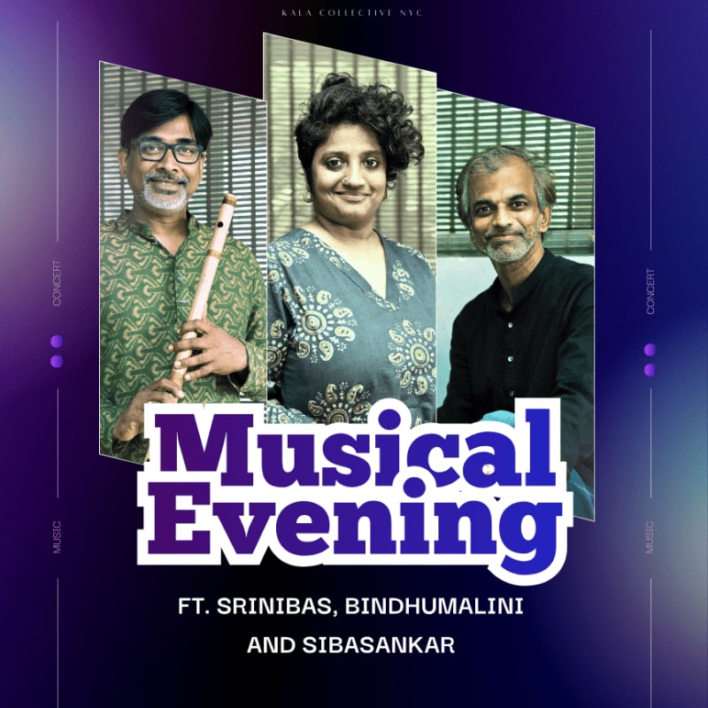 Musical Concert โ Srinibas Satapathy (Bansuri) & Bindhumalini (Sri Thina Dance)