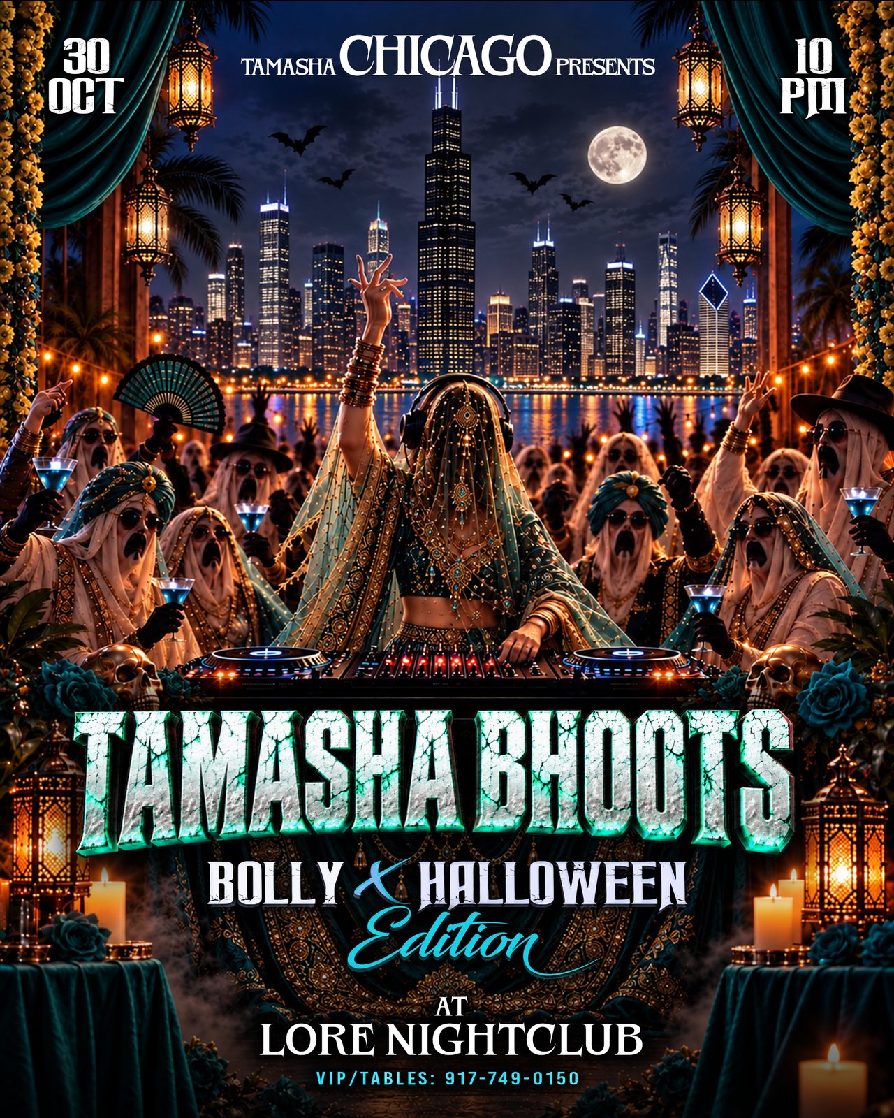 Chicago Tamasha Bhoots - Bollywood Halloween Party @ Lore Nightclub