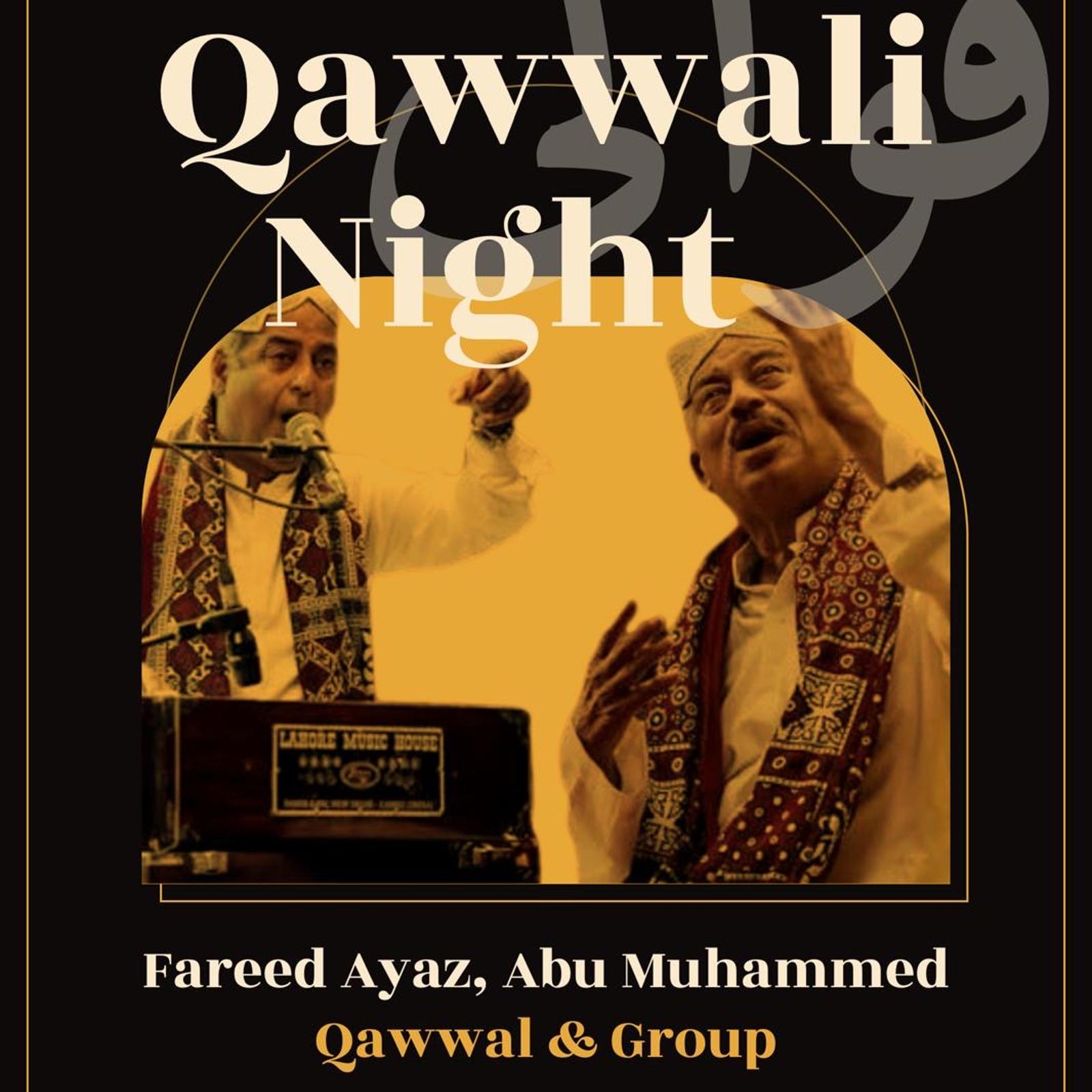 Qawwali Night: Fareed Ayaz & Abu Muhammed Group Live Music Performance Nov 4th