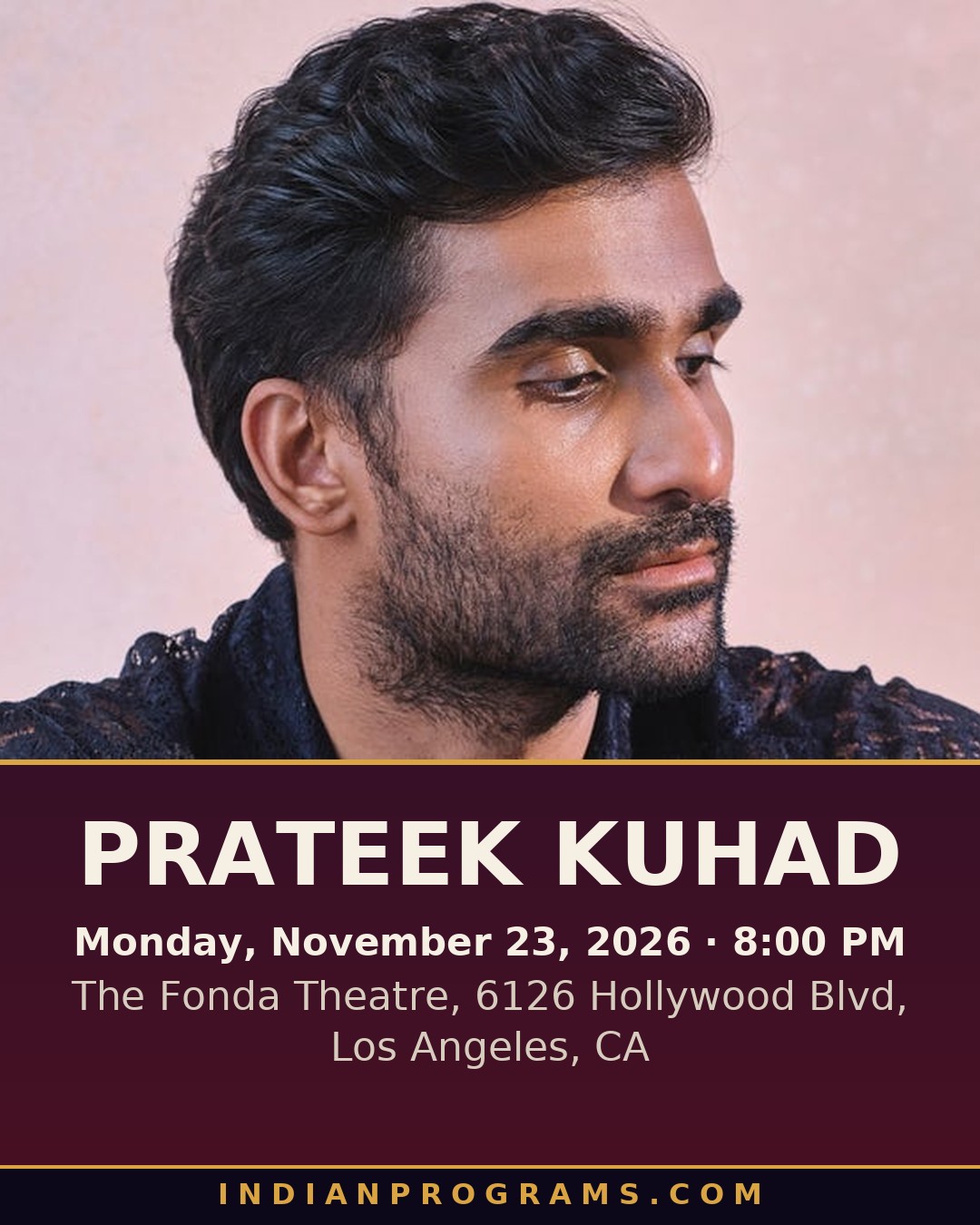 Prateek Kuhad - Los Angeles (The Fonda Theatre)