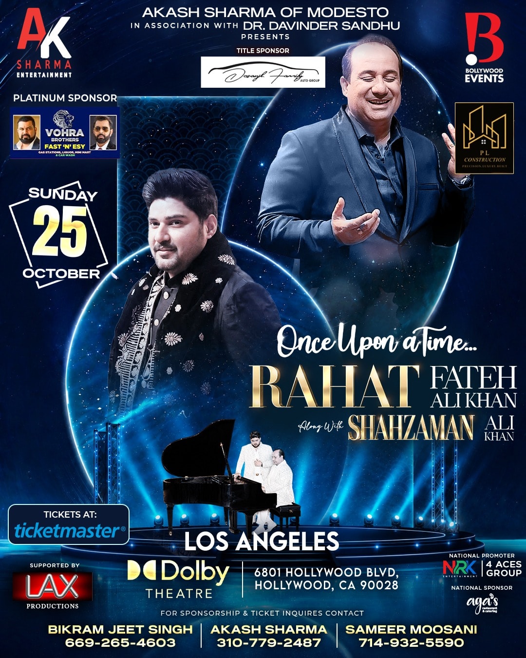 Rahat Fateh Ali Khan Live In Concert (with Shahzaman Ali Khan)
