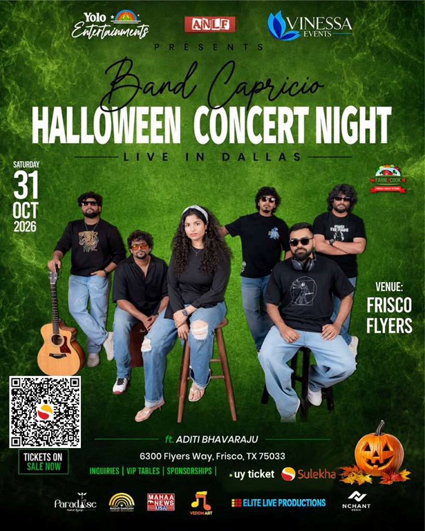 Band Capricio Live in Dallas: Halloween Concert Night 2026