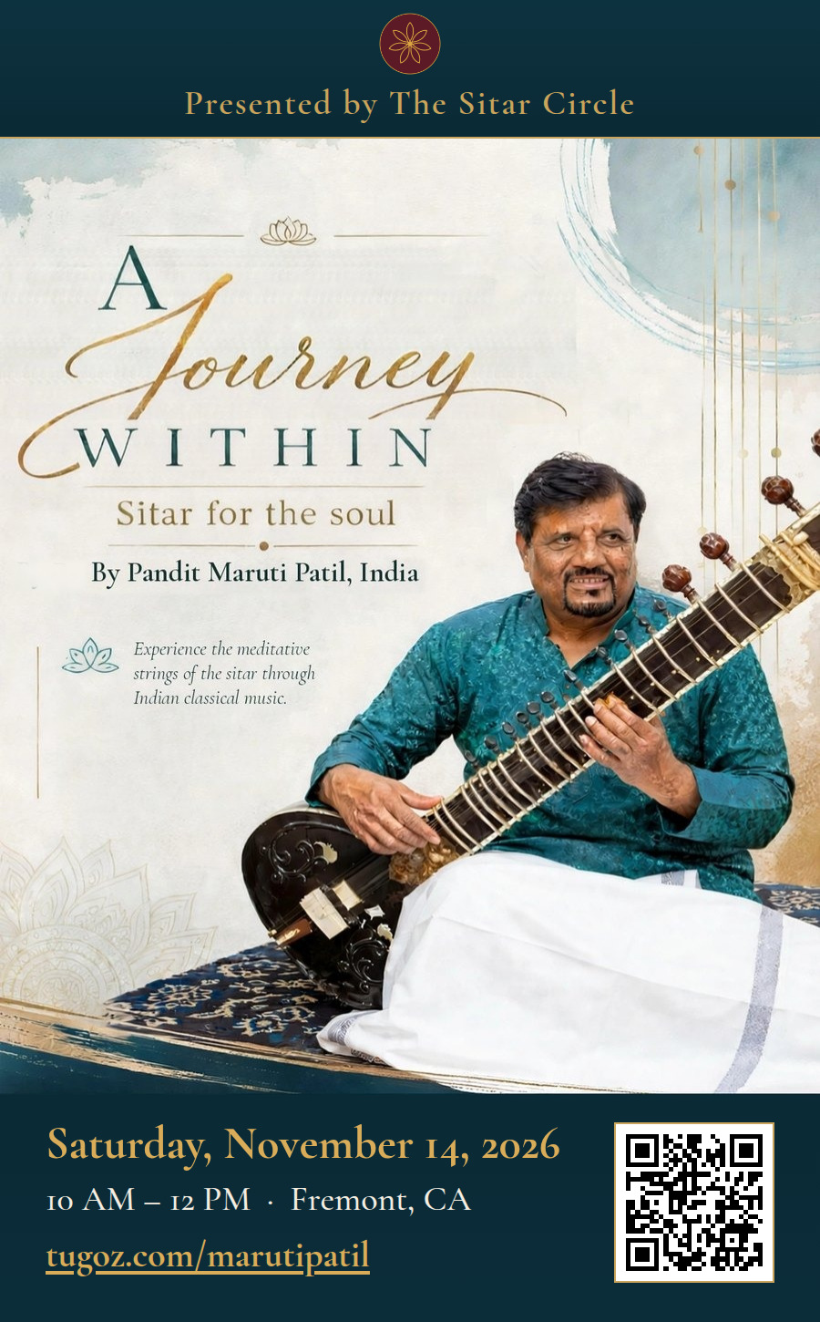 Pandit Maruti Patil — Sitar House Concert (The Sitar Circle)